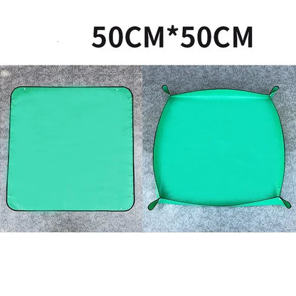 Waterproof Gardening Mat - Thickened Reusable Plant Repotting Pad for Soil Changing & Pot Transplanting