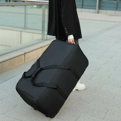 Foldable Wheel Luggage Storage Bag - Large Capacity Expandable Trolley Suitcase with Wheels