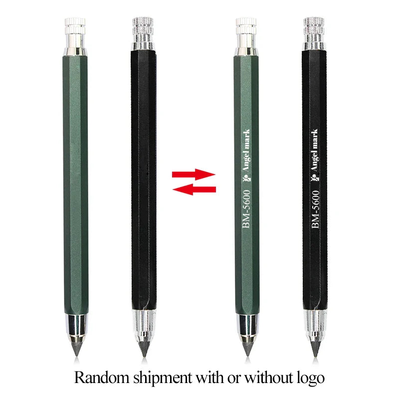 5.6mm Mechanical Pencils & Charcoal Graphite Leads – HB to 14B Soft, Medium, Hard Sketch Drawing Lead Core