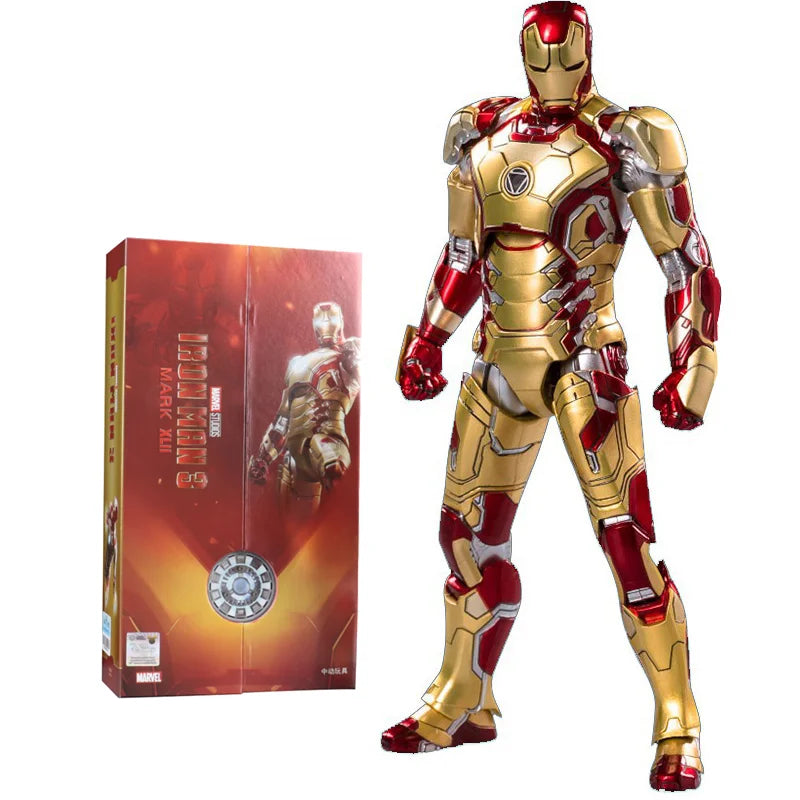 ZD Toys 7" Iron Man Action Figures – Joint Movable MK1 to MK50 Movie Collectible Dolls