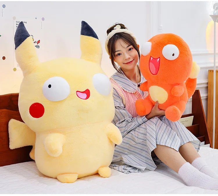 23/30/45cm Pokemon Plush Toys — Cute Soft Turtle & Little Fire Dragon Pillow Dolls for Children, Christmas Gift