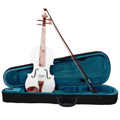 Astonvilla 4/4 Retro Violin - Professional Acoustic Fiddle with Solid Wood Design, Case and Bow