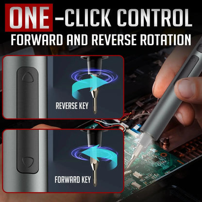 75-in-1 Precision Electric Screwdriver Set – 71 Magnetic Phillips & Torx Bits with 3 LED Lights