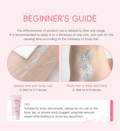LAIKOU Hair Removal Cream 50g – Painless Epilator for Intimate Areas, Hair Growth Inhibitor, Body Care for Men & Women