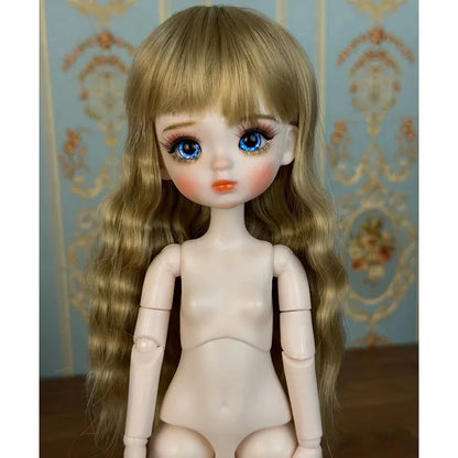 Sweet Doll 1/6 BJD Handmade 30cm Princess Doll – Makeup Doll for Girls Birthday Gift
