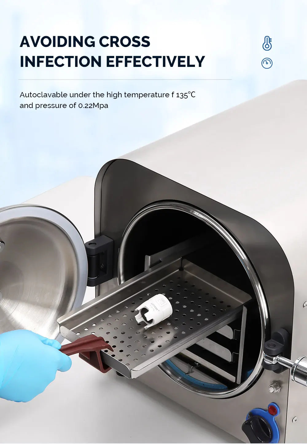 AZDENT Ultrasonic Scaler Tips Torque Wrench – Prevents Tip Falling for EMS, Satelec, Woodpecker, DTE Dentistry Tools