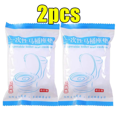 Disposable Waterproof Toilet Seat Covers – Non-Woven Fabric Seat Protectors for Travel, Hotels, Hospitals & Public Restrooms