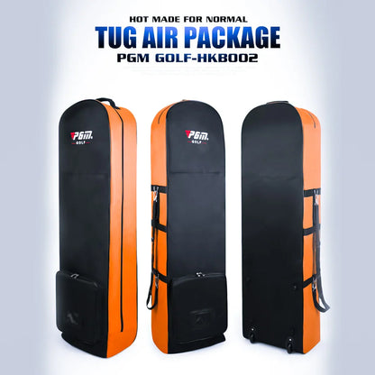 PGM Golf Aviation Bag HKB002 – Foldable Large Capacity Travel Bag with Silent Wheels for Airplane Consignment