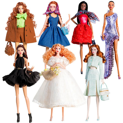 32cm European Supermodel Nude Doll – Original 1/6 Joint Figure with Multi-Color Skin and Exquisite Makeup, Full Series Collectible Toy