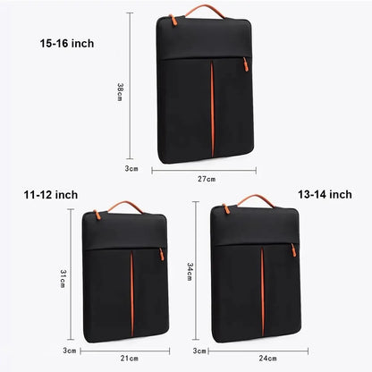 13-15" Laptop Handbag Sleeve — Shockproof Ultrabook Notebook Case for Apple, Lenovo, HP, Dell