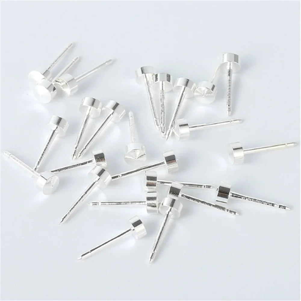 98pcs Ear Piercing Stud Earrings - Medical Body Jewelry Set for Piercing Gun Tools and Accessories
