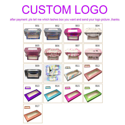 Custom Eyelash Packaging Boxes –  25mm Mink Lash Cases (10–100 pcs) Marble Design with Logo Printing Option