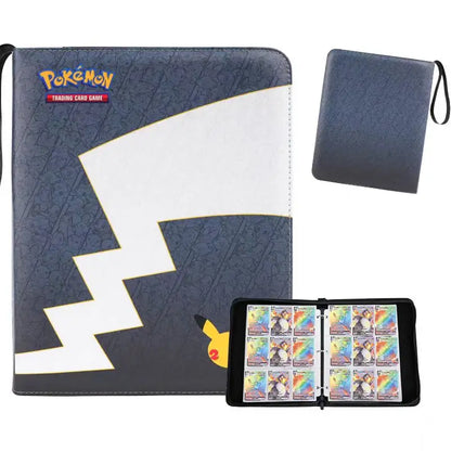 2025 Pokémon Card Album – 400pcs & 900pcs PU Zipper Collection Book for Cards, Photo Storage, Kids’ Toys & Gifts
