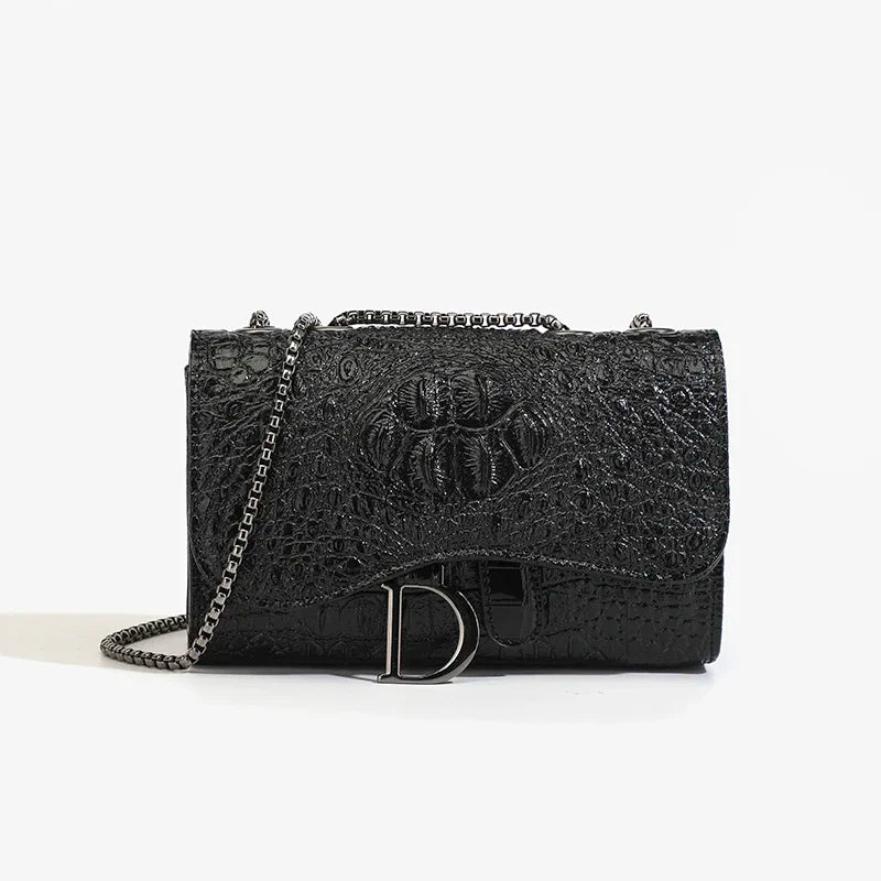 Women's Luxury Crossbody Handbag – Sequined Shoulder Messenger Bag with Chains, Casual Purses & Handbags