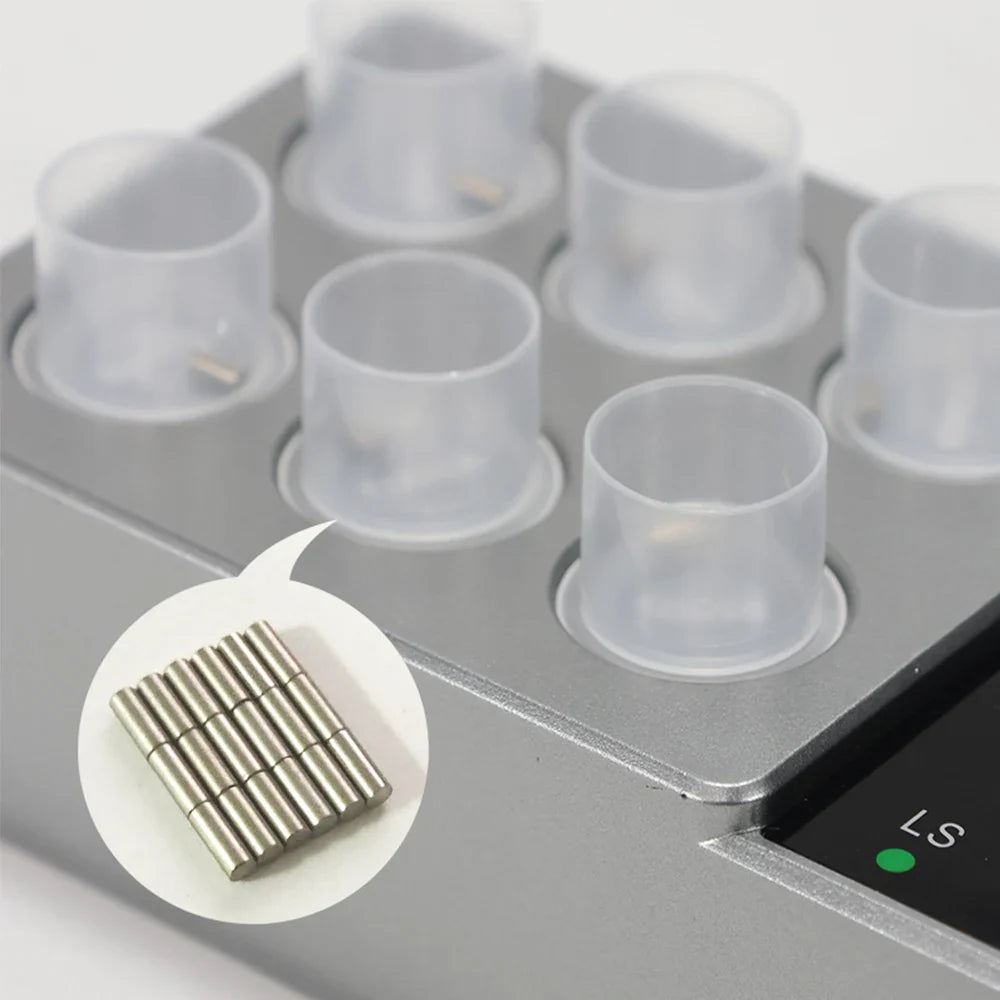 Tattoo Ink Vortex Mixer — Wireless Magnetic Anti-Sedimentation Pigment Stirrer with 100pcs Ink Cups