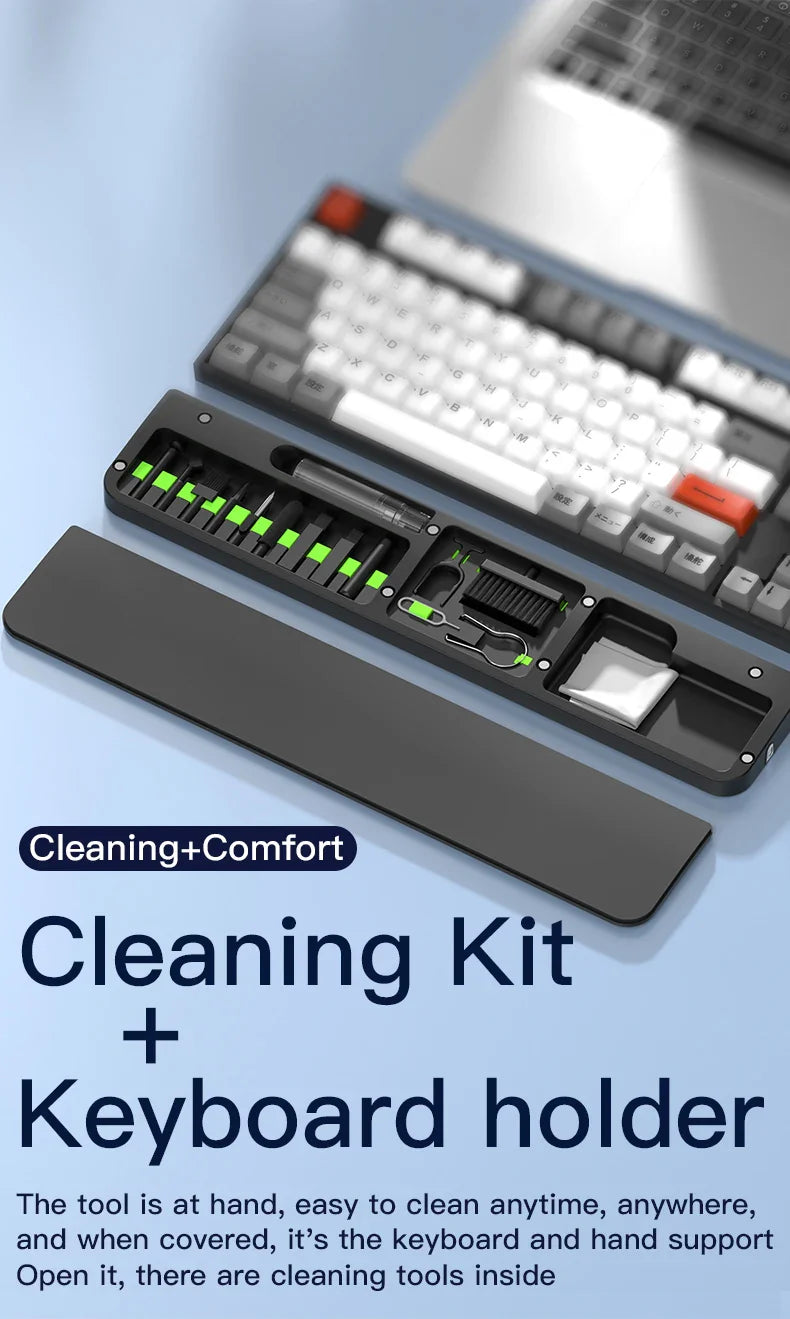 22-in-1 Digital Cleaning Kit – Phone, Camera, Laptop, Keyboard, Headset Brush & Screen Dust Cleaner Gift