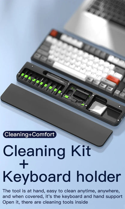 22-in-1 Digital Cleaning Kit – Phone, Camera, Laptop, Keyboard, Headset Brush & Screen Dust Cleaner Gift