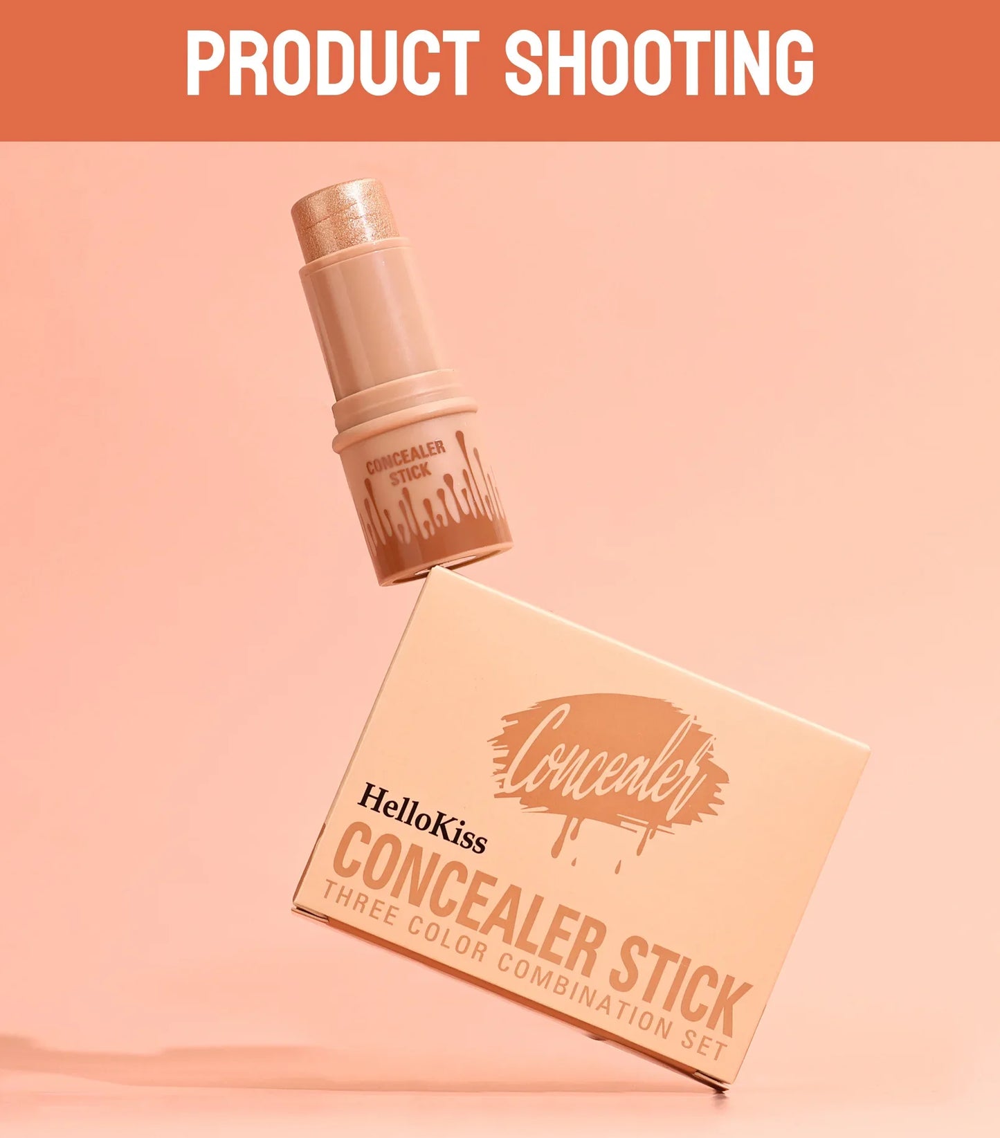 Hellokiss Multifunctional Grooming Stick 3-Piece Set – 3D Modification, Highlight & Brightening Blush Stick