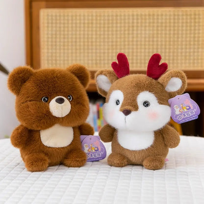 16cm Cute Plush Companion Doll — Capybara & Elephant Stuffed Animal Pillow, Soft Plush Bear Toy for Sleeping Gift