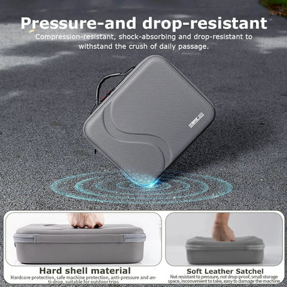 NEO Drone PU Storage Bag — Portable Large Capacity Shoulder & Handheld Organizer for DJI Neo RC-N3 with Shock Absorbing Protection