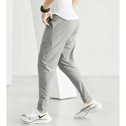 Men’s Quick-Dry Running Pants – Lightweight Jogging Sweatpants with Elastic Waist for Gym & Training
