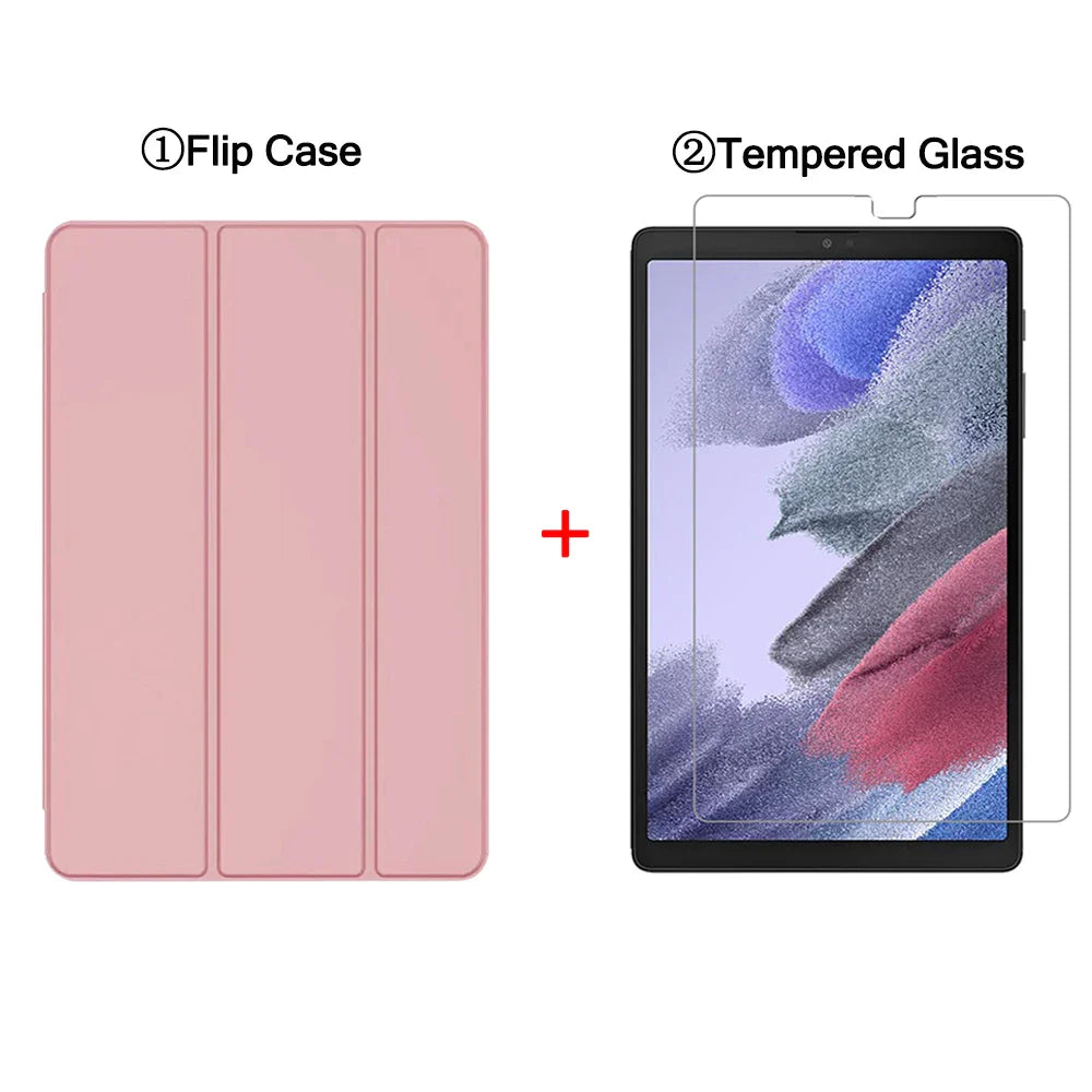 Slim Flip Case for Samsung Galaxy Tab A7 Lite 8.7" (2021) – Tri-Fold Stand Smart Folio Cover SM-T220/T225