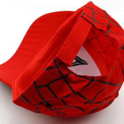 Disney Spiderman Baseball Cap - Cartoon Cotton Sun Hat for Boys and Girls, Breathable Summer Hip Hop Style