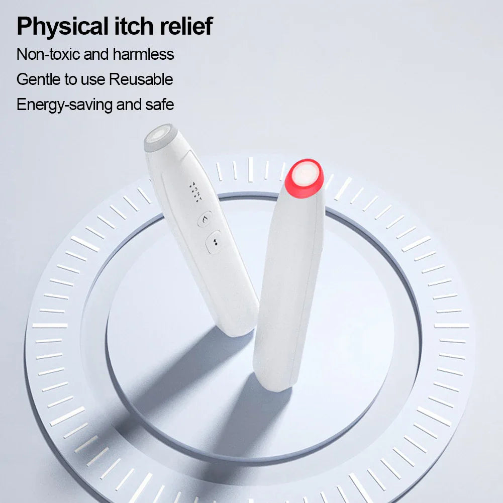 Portable Mosquito Bite Relief Pen – Rechargeable Anti-Itch Treatment Device for Natural Bug Bite Soothing for Adults & Kids