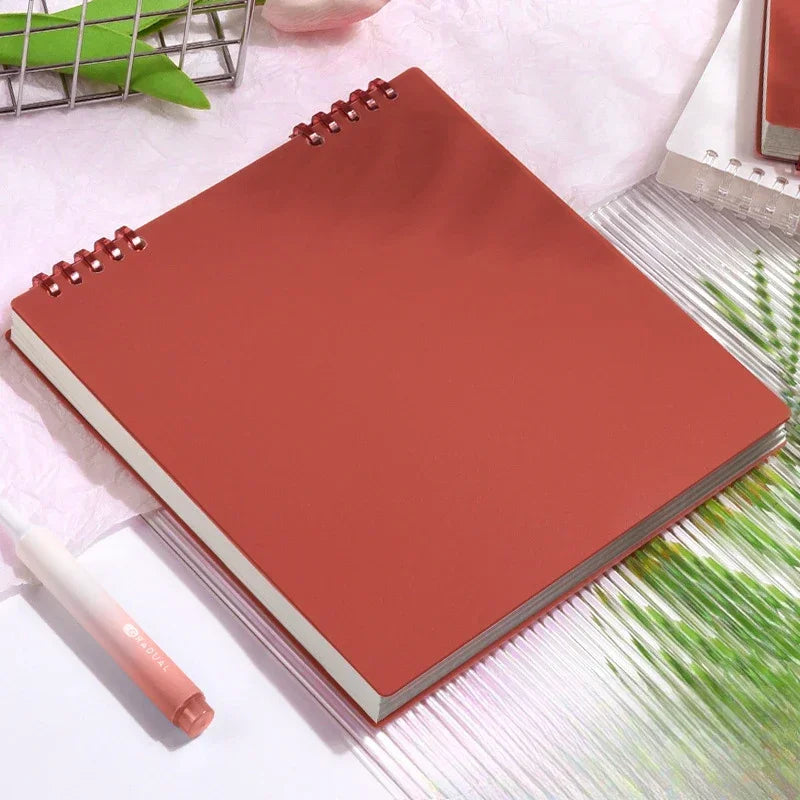 B5 Flip Notepad Grid Notebook – Sketchbook, Diary, Journal Writing Pads for Office & School Supplies