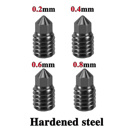 Hotend for Flashforge Adventurer 5M/5M Pro – Ceramic Heating Block Kit, 280℃ Hot End, Hard Steel Nozzle 3D Printing Parts