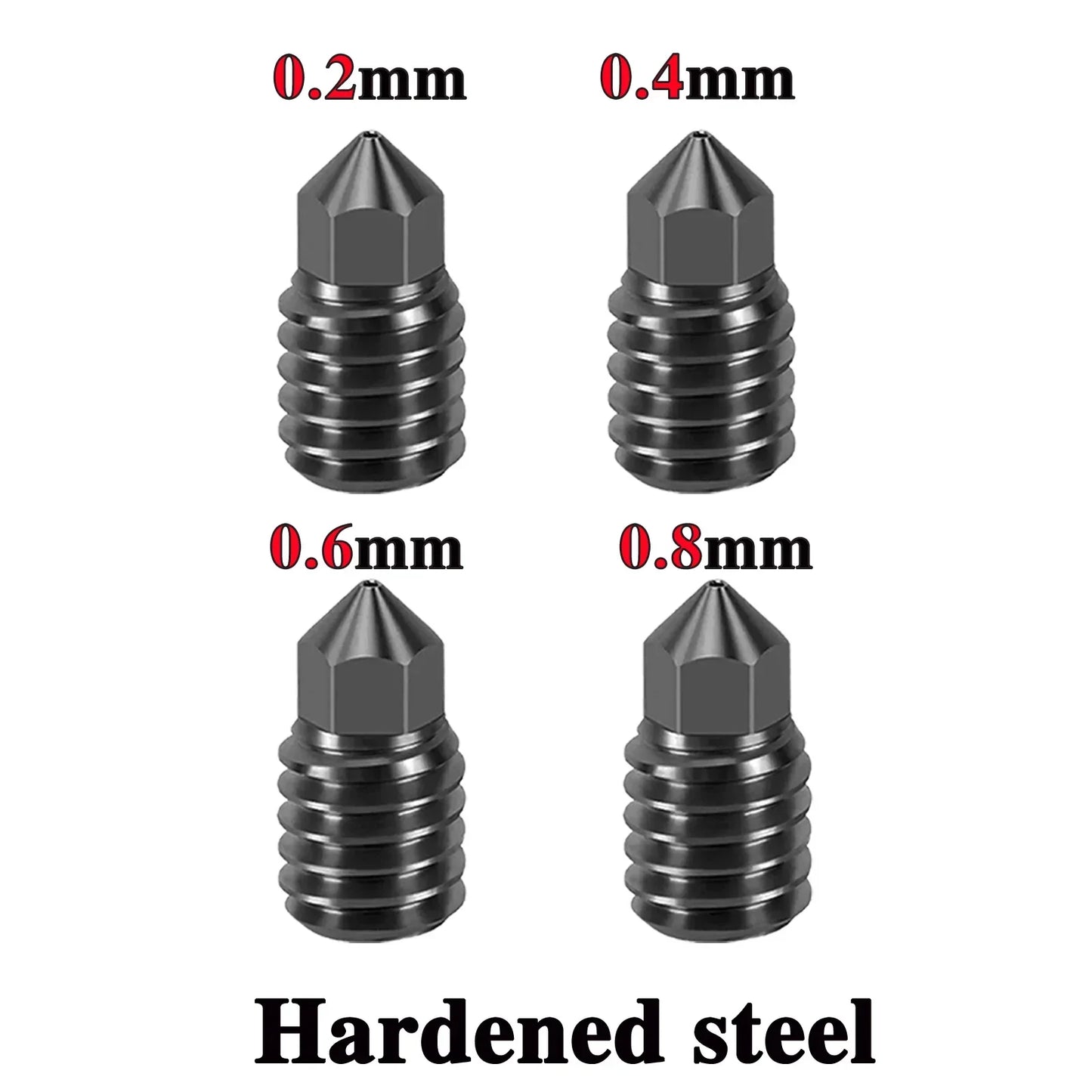 Hotend Kit for Flashforge Adventurer 5M/5M Pro - Ceramic Heating Block, 280℃ Hot End & Hard Steel Nozzle for 3D Printing