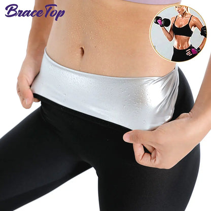 Women’s Sauna Sweat Suit Shorts – Waist Trainer Body Shaper with Pockets for Fitness, Gym & Weight Loss