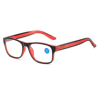 Fashion Reading Glasses for Men & Women – Plastic Presbyopia Eyewear with Anti-Blue Light & UV400 Protection