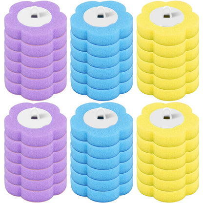 Disposable Toilet Brush Kit - Long Handle Bathroom Cleaner with Replacement Heads & Auto Lid Opening