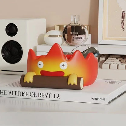 Casifa Resin Fireperson Tray – Creative Anime Key Holder & Decor for Indoor/Outdoor, Christmas & Halloween Gift