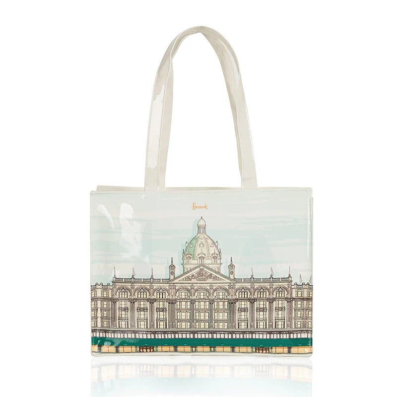 Simple Stylish PVC Reusable Shopping Bag – Luxury Eco-Friendly Waterproof Tote for Summer Beach