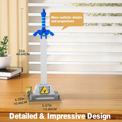 Master Sword Creative Building Block Set – 290PCS Desktop Assembly Bricks Toy Kit