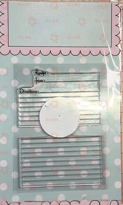 Alarm Clock Clear Stamps & Metal Cutting Dies Set – DIY Scrapbook Embossing Tools for Card Making, Paper Craft & Album Decoration (April 2026 New)
