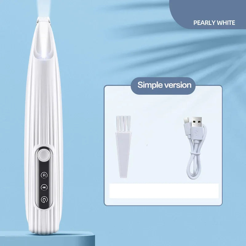 New Dog Paw Trimmer with LED Light – Waterproof Pet Hair Clipper with LED Display & 18mm Wide Blade for Grooming