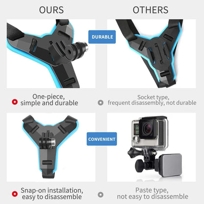 Motorcycle Helmet Phone & Action Camera Mount Holder – GoPro Hero 12/10/9/8/7 Compatible Sports Camera Accessories for Hands-Free Recording