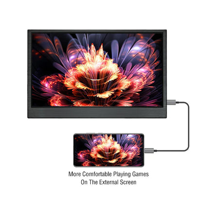 Anmite 15.6" Portable Touch Monitor – 1080P HDR Low Blue Light Display for Xbox, PS4/5, Switch & PC