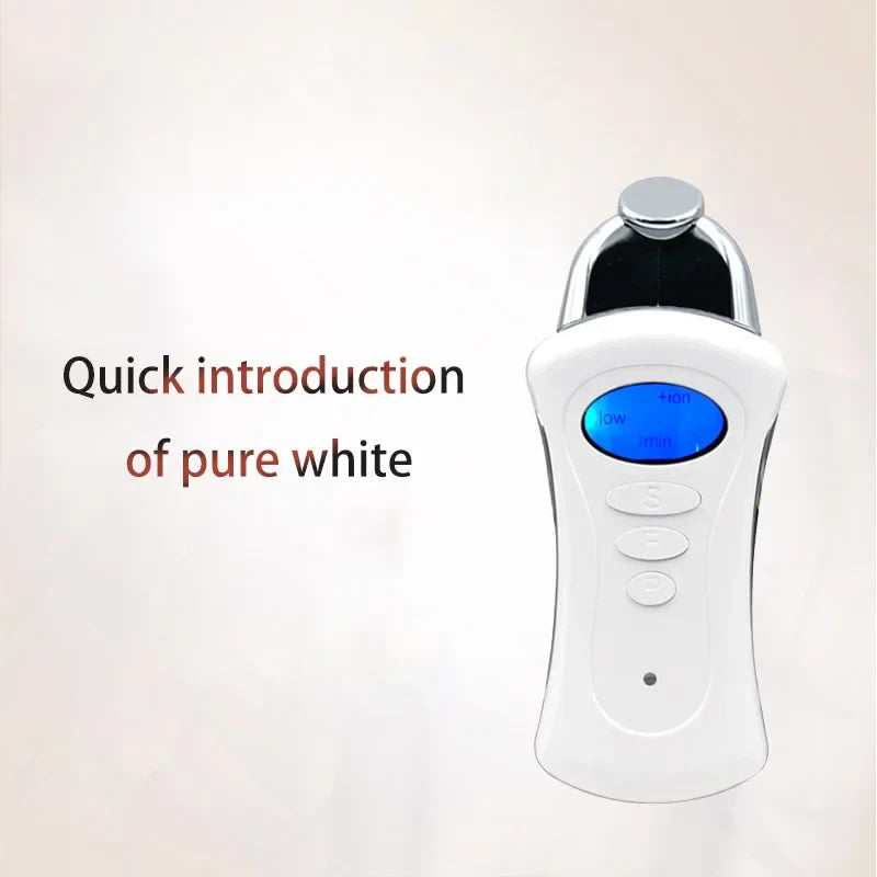 Handheld Galvanic Spa Microcurrent Facial Machine for Skin Tightening & Face Lift – Electroporator Galvanic Current Device for Skin Care
