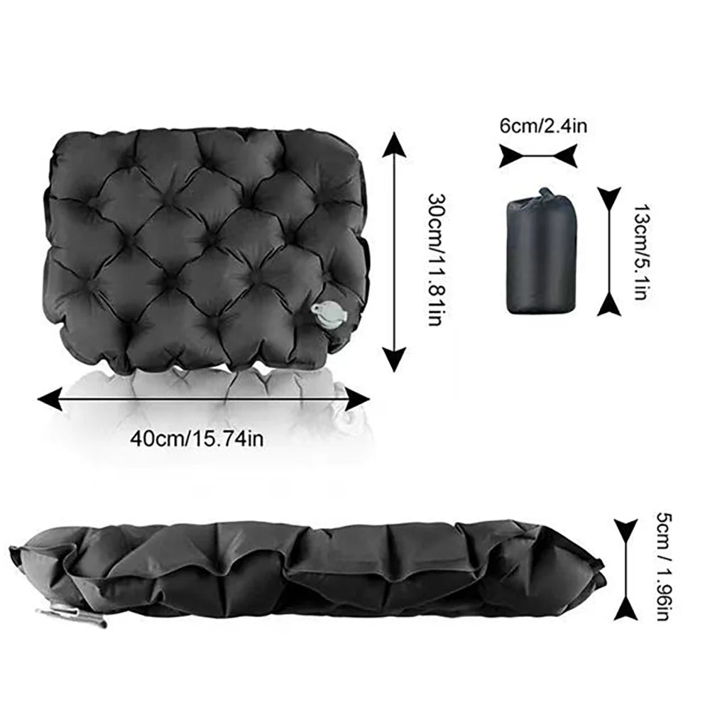 TARKA Inflatable Camping Mat - Portable, Lightweight Air Cushion Sitting Pad