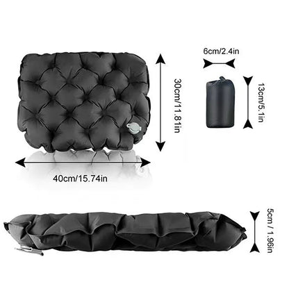 TARKA Inflatable Camping Mat - Portable, Lightweight Air Cushion Sitting Pad