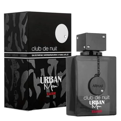Armaf Club De Nuit Urban Man Elixir Eau de Parfum Spray for Men – 3.6oz Long-Lasting Luxury Fragrance Gift for Halloween & Christmas