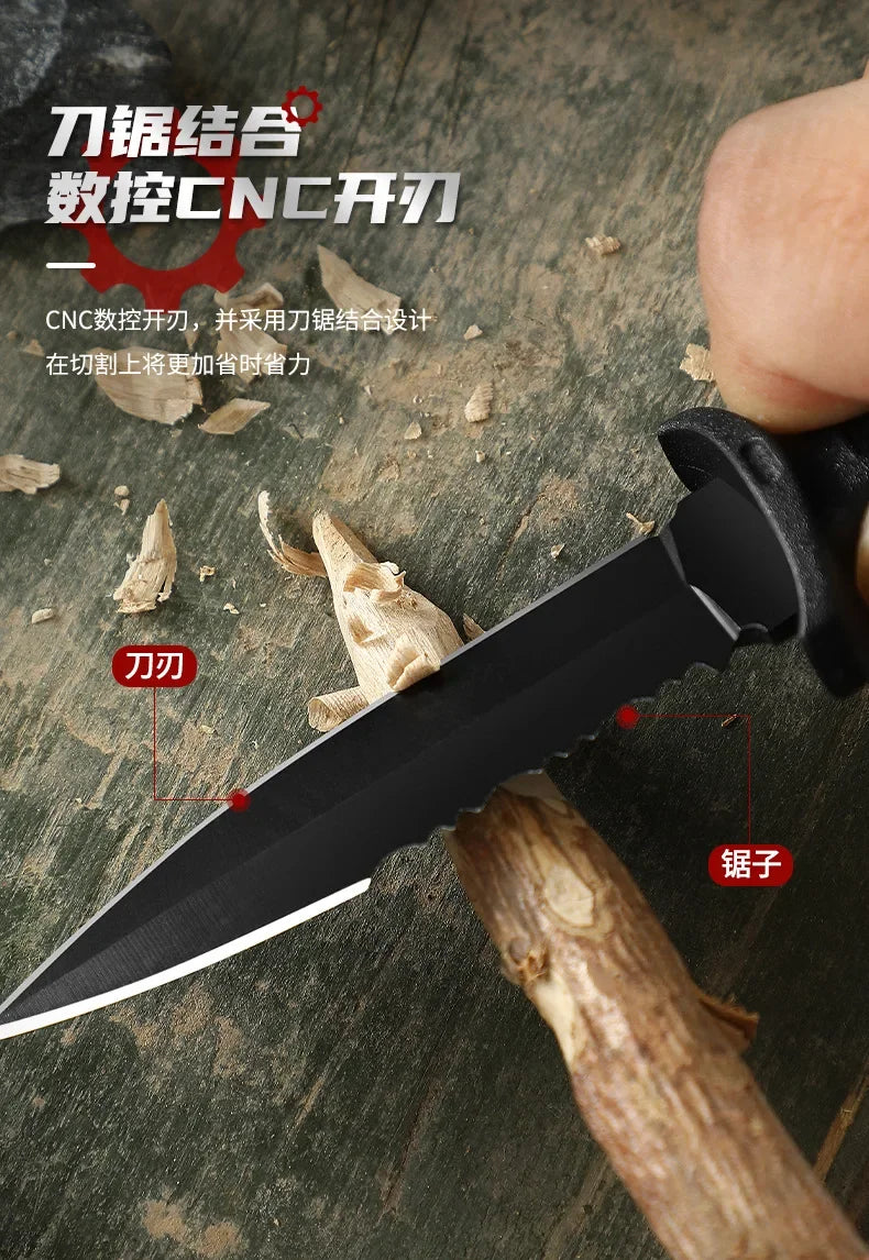 New Mini Tactical Neck Knife – Women's Self-Defense Outdoor Knife, Portable Camping & Fruit Knife