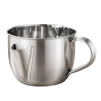 1000ML Stainless Steel Oil Separator - Multifunction Gravy, Soup & Cooking Oil Strainer