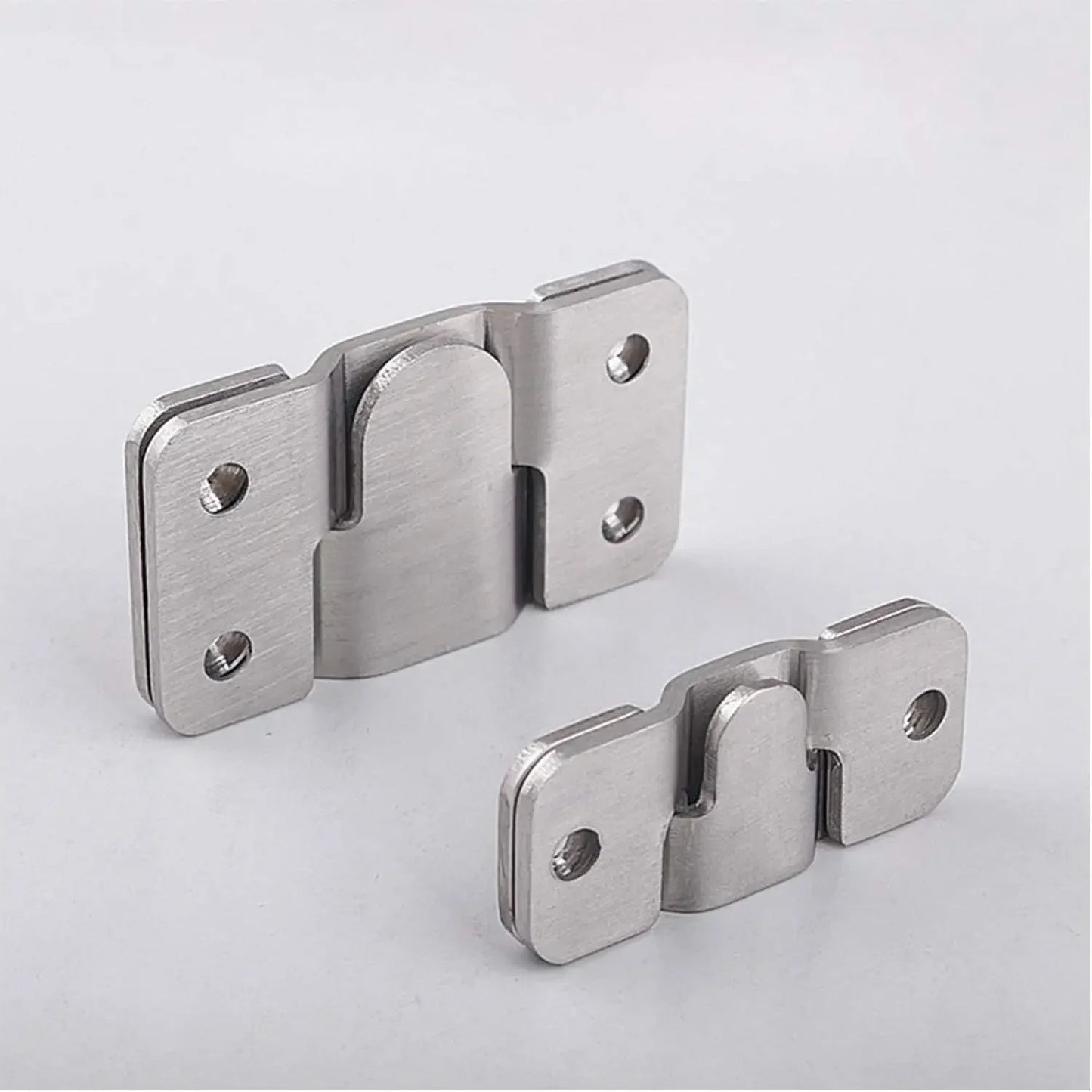 1-10 Set Stainless Steel Picture Frame Hooks | Wall Hanger Flush Mount Hanging Bracket Connector for Furniture