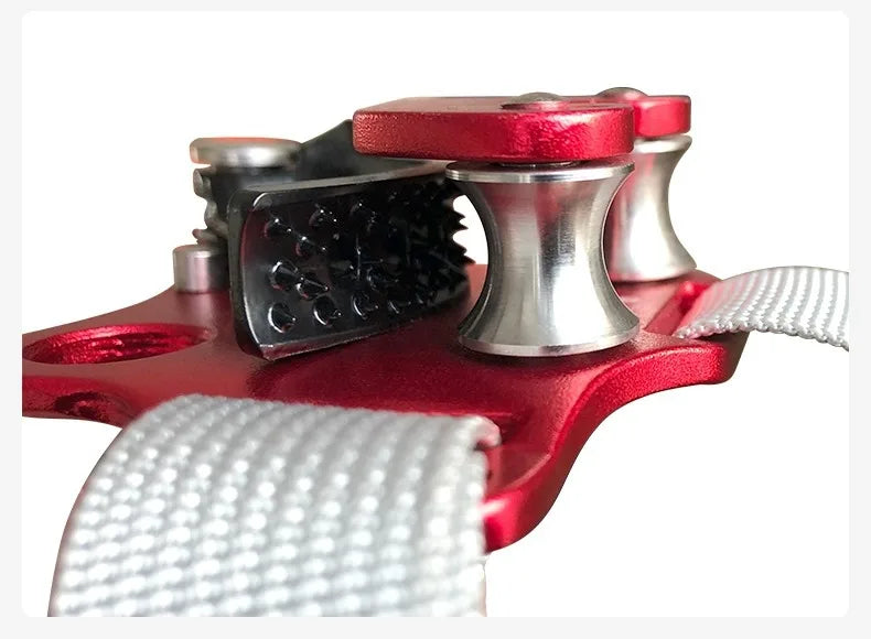 Outdoor SRT Foot Ascender with Pedal Belt – Left/Right Rock Climbing Anti-Fall Rope Riser Gear