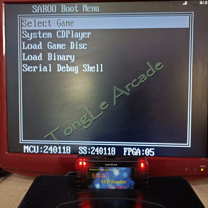 2025 V0.7 SAROO SS HDLoader Game Cartridge — SD/TF Card Support for Sega Saturn, Play Without CD
